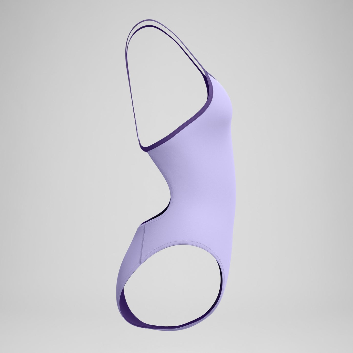 Club Training Turnback Swimsuit Lavender - Speedo