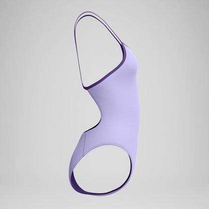 Club Training Turnback Swimsuit Lavender - Speedo