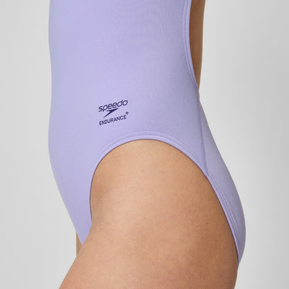 Club Training Turnback Swimsuit Lavender - Speedo