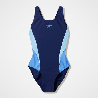 Colourblock Muscleback Swimsuit Navy/Blue - Speedo