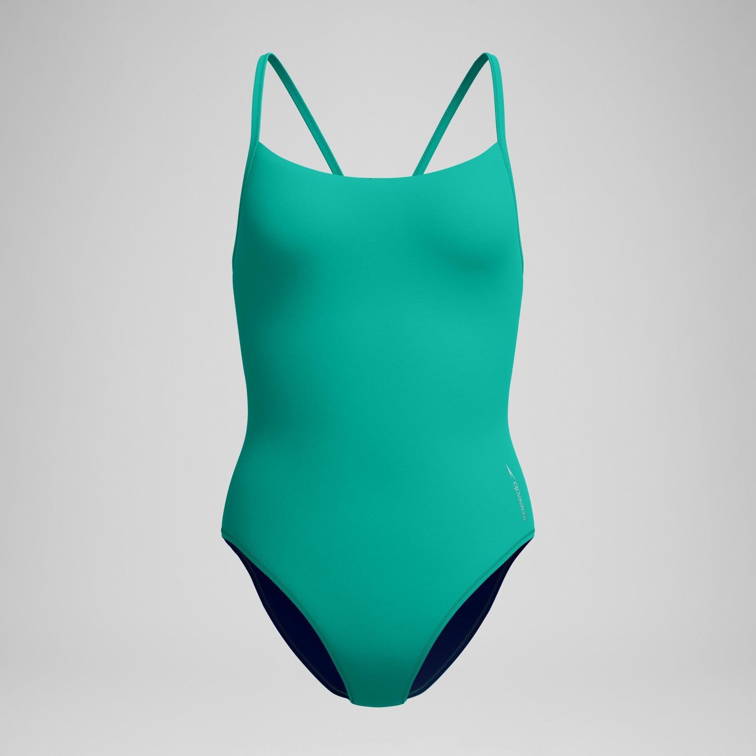 Solid Racerback Swimsuit Teal/Navy - Speedo