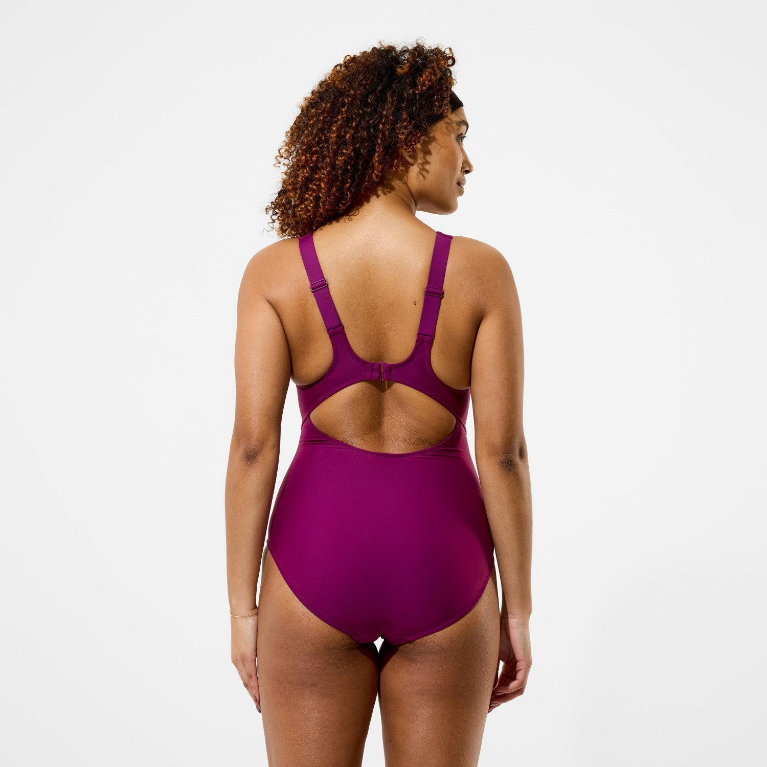 Sculpture Swimsuit Dark Pink - Speedo