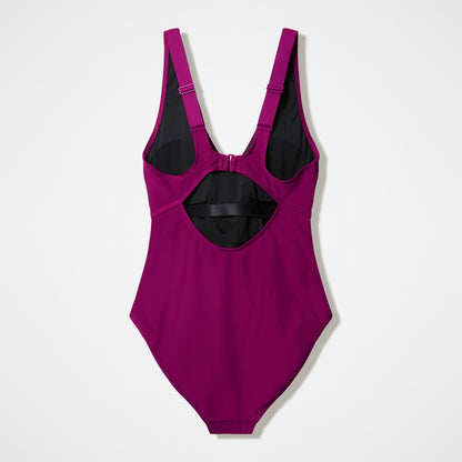 Sculpture Swimsuit Dark Pink - Speedo
