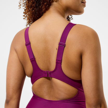 Sculpture Swimsuit Dark Pink - Speedo