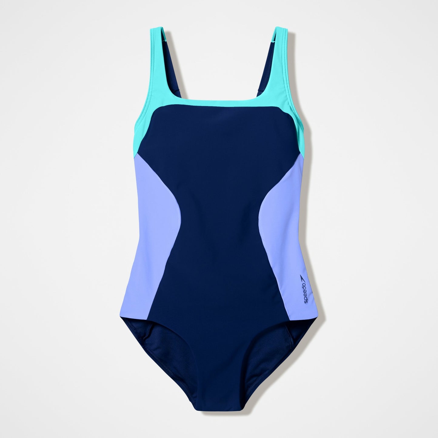 Colourblock Contour Swimsuit Navy/Turquoise - Speedo