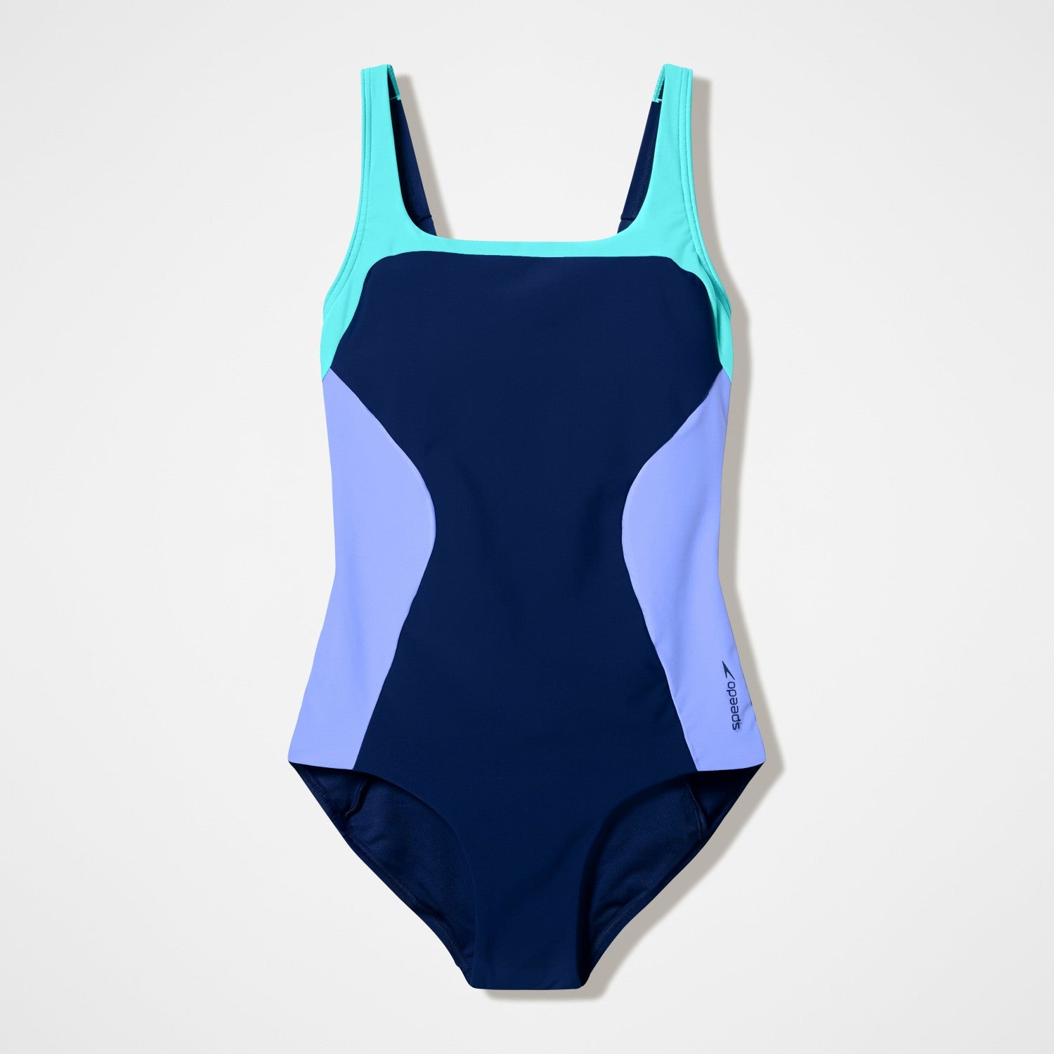Colourblock Contour Swimsuit Navy/Turquoise - Speedo