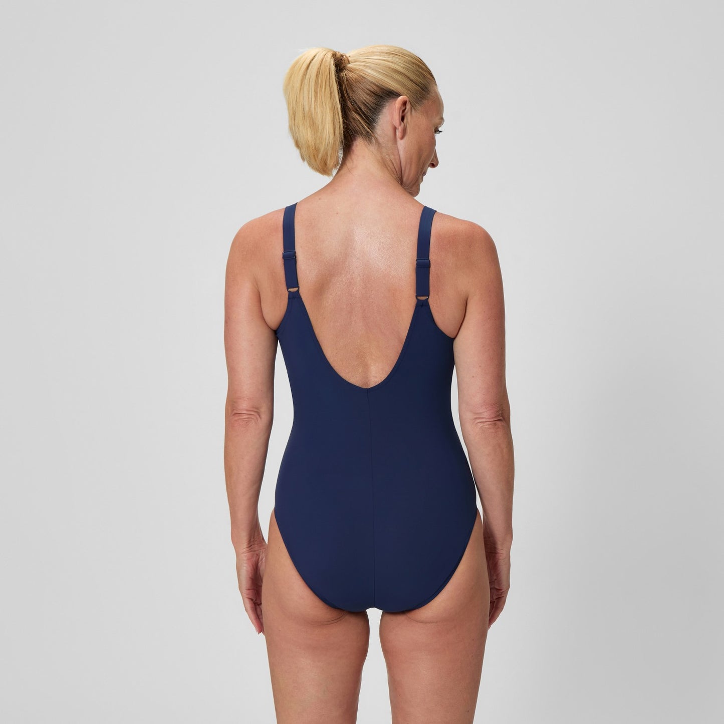 Shaping AquaNite Solid Swimsuit Navy - Speedo