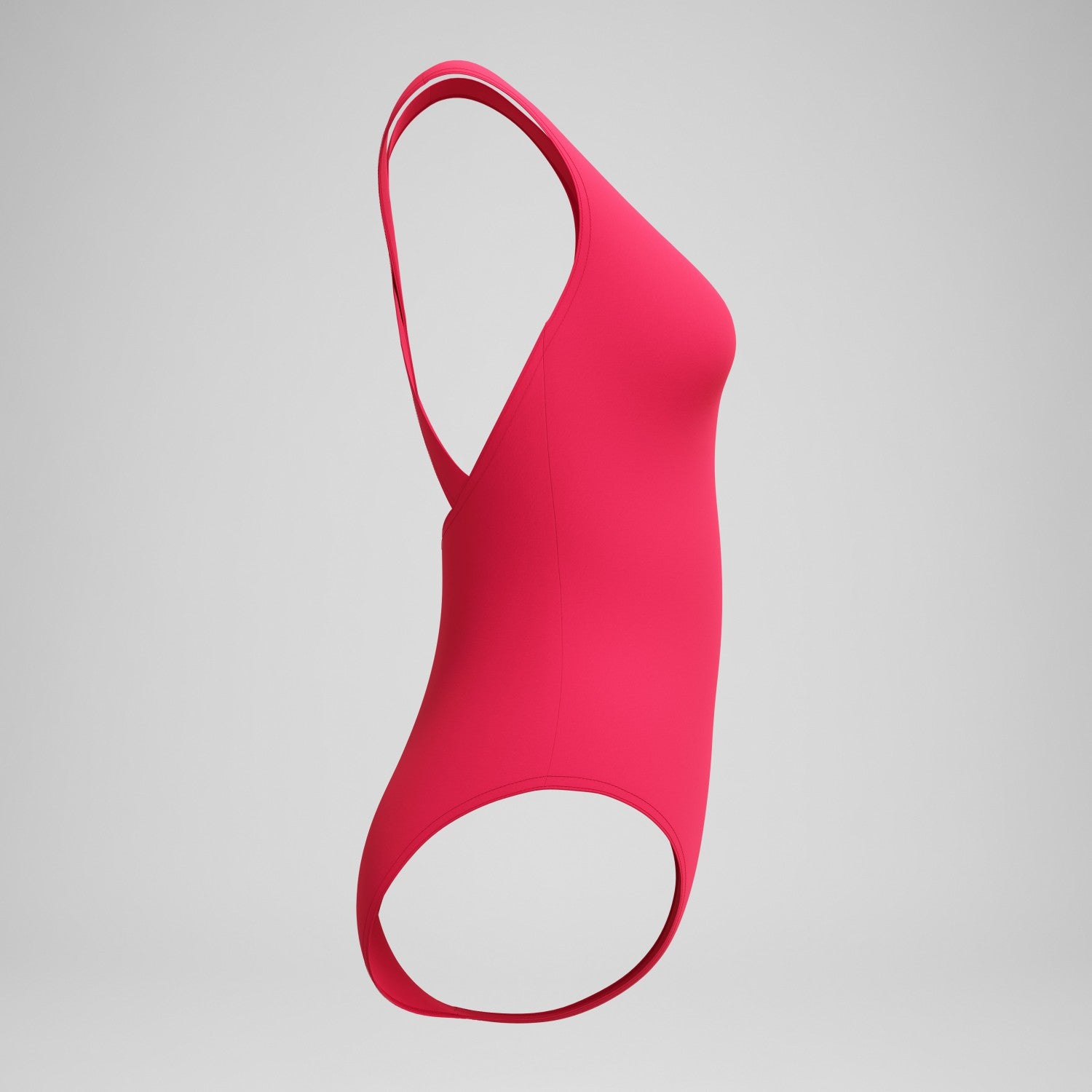 Solid Scoop Neck Swimsuit Ruby - Speedo