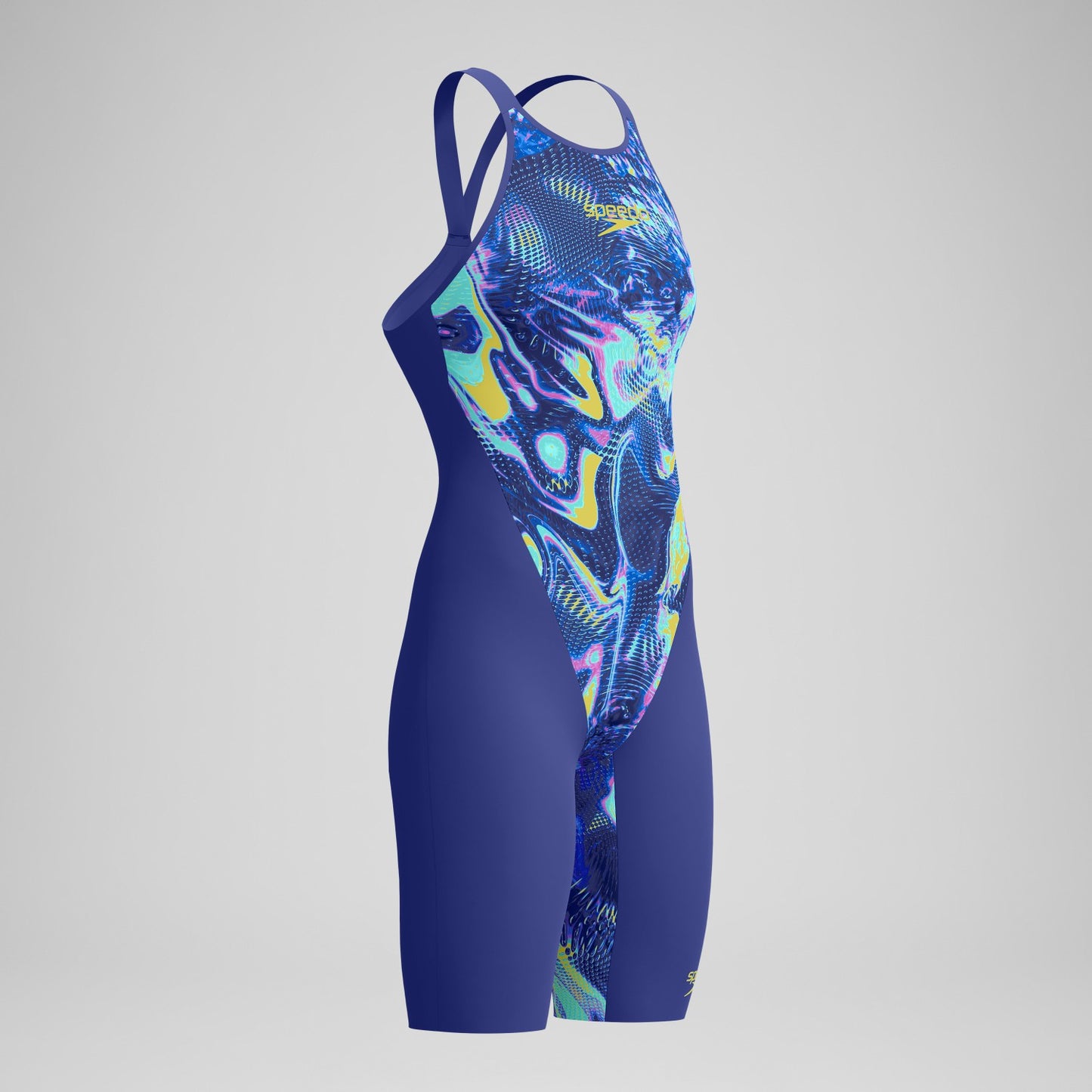 Fastskin LZR Pure Valor 2.0 Closedback Kneeskin Blue/Navy - Speedo