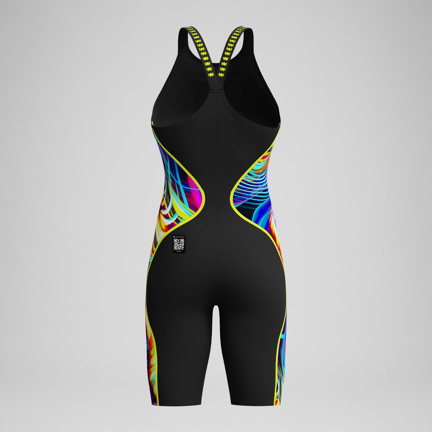 Fastskin LZR Pure Intent 2.0 Closedback Kneeskin Black/Yellow - Speedo