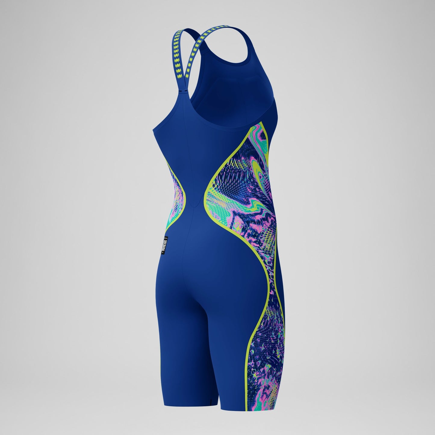 Fastskin LZR Pure Intent 2.0 Closedback Kneeskin Navy/Blue/Yel - Speedo