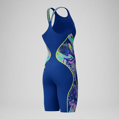 Fastskin LZR Pure Intent 2.0 Closedback Kneeskin Navy/Blue/Yel - Speedo