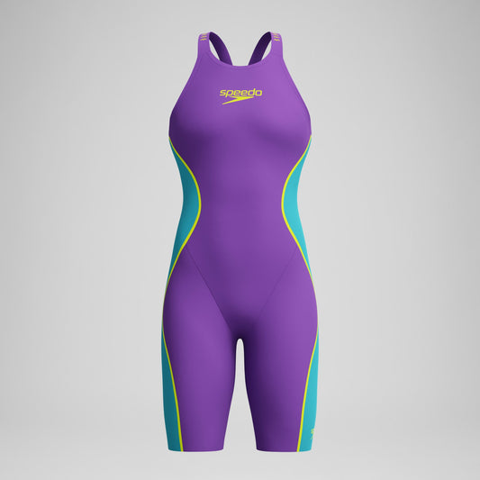 Fastskin LZR Pure Intent 2.0 Closedback Kneeskin Purple/Blue - Speedo