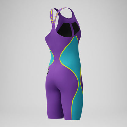 Fastskin LZR Pure Intent 2.0 Closedback Kneeskin Purple/Blue - Speedo