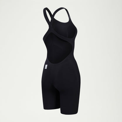 Fastskin LZR Pure Valor 2.0 Openback Kneeskin Black - Speedo