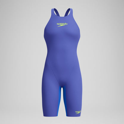 Fastskin LZR Pure Valor 2.0 Closedback Kneeskin Blue/Purple - Speedo