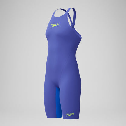 Fastskin LZR Pure Valor 2.0 Closedback Kneeskin Blue/Purple - Speedo