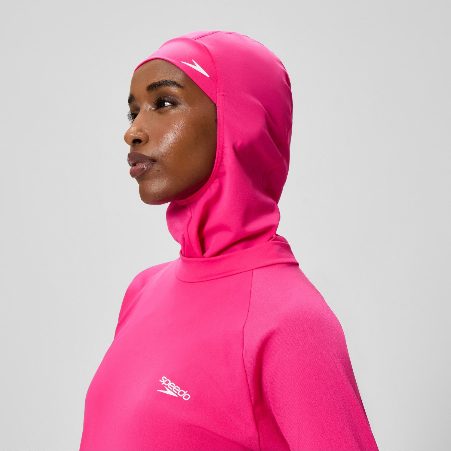 Endurance+ Modesty Swim Hood Pink - Speedo
