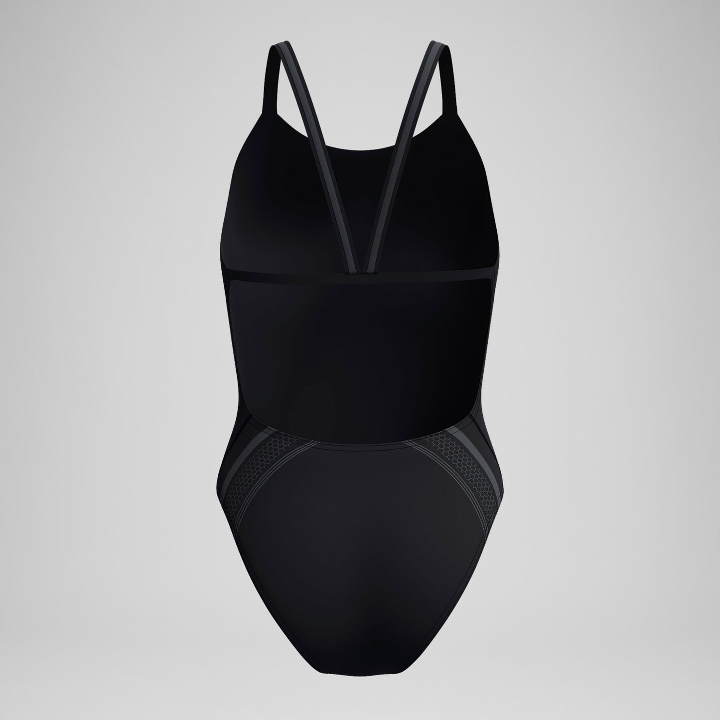 V Class Printed Active Back Swimsuit Black - Speedo