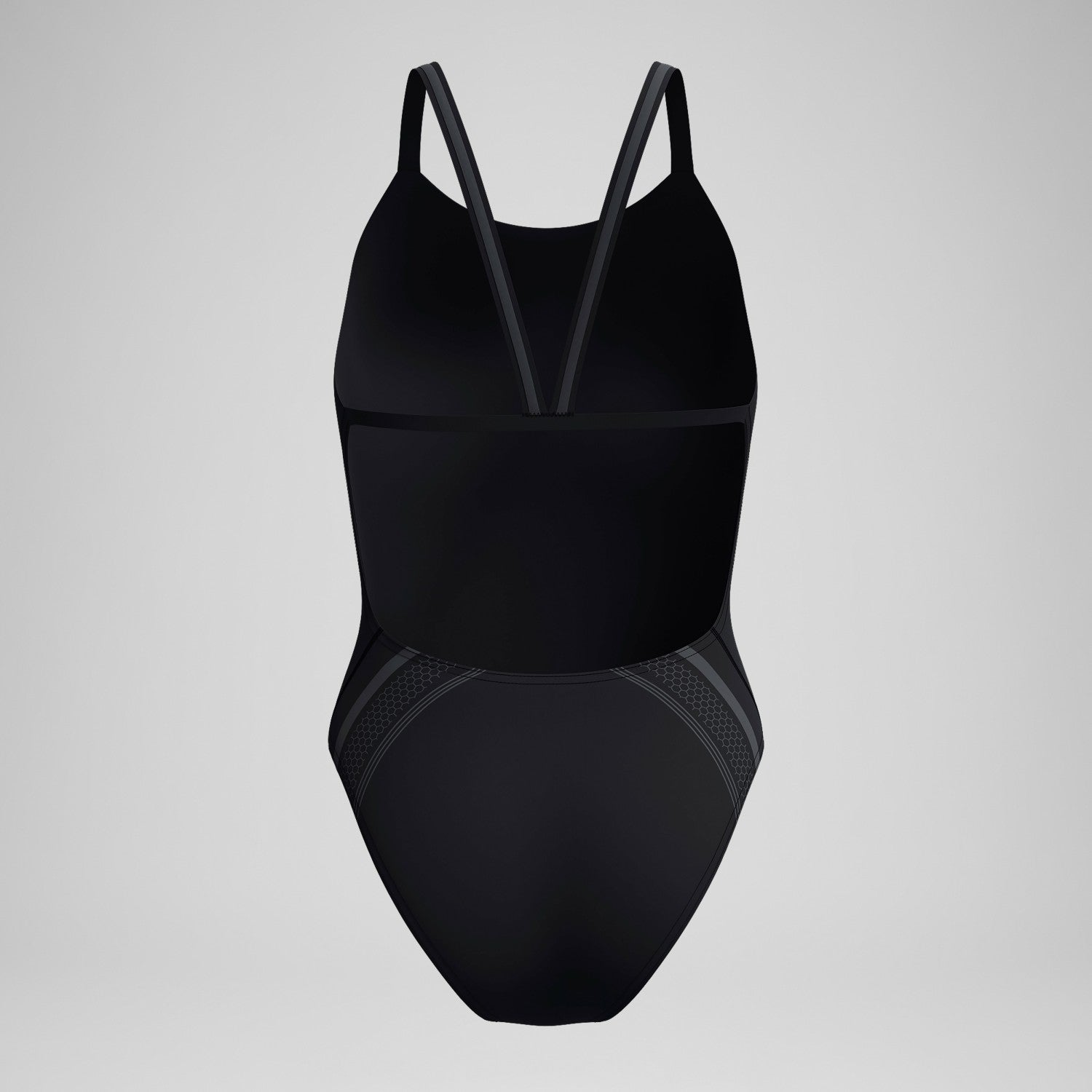 V Class Printed Active Back Swimsuit Black - Speedo