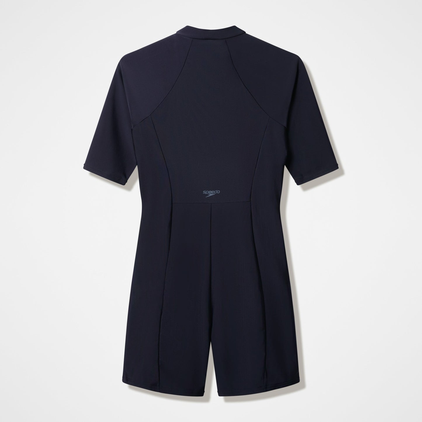 Modern Coverage Short Sleeve Legsuit Black - Speedo