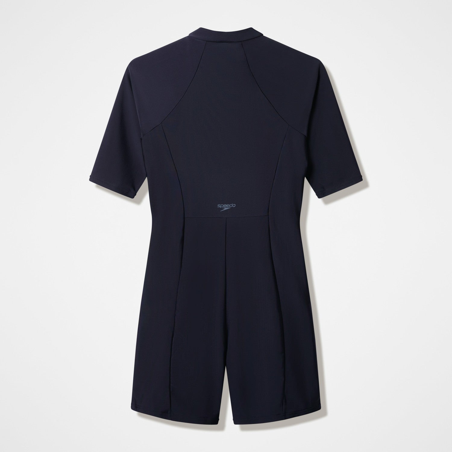 Modern Coverage Short Sleeve Legsuit Black - Speedo