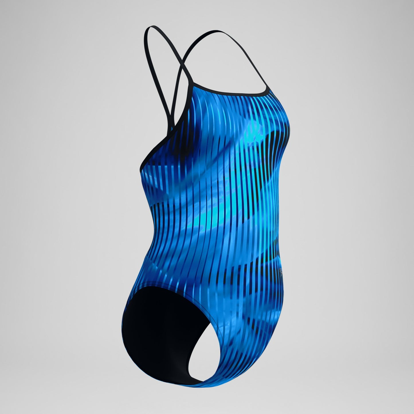 Club Training Printed Turnback Swimsuit Blue - Speedo
