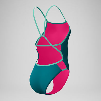 Club Training Tri Back Swimsuit Teal/Blue - Speedo