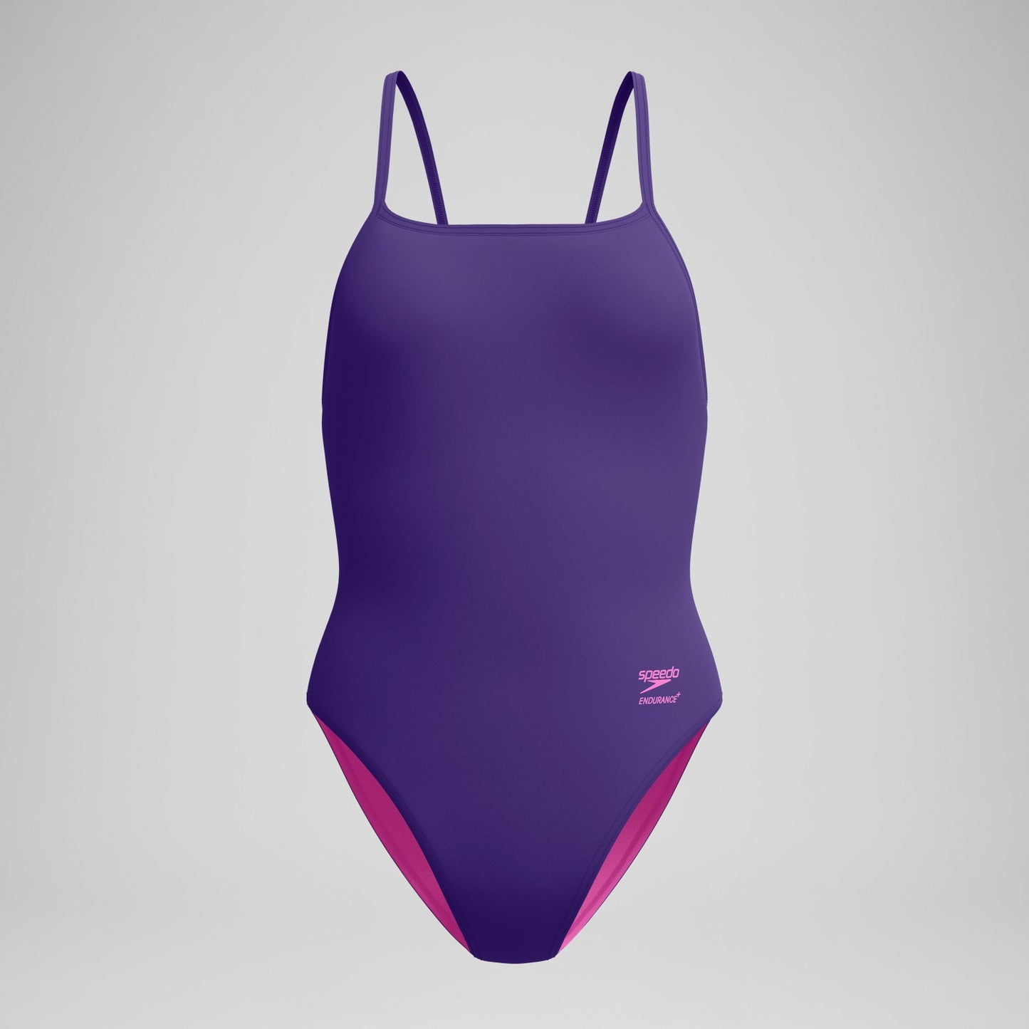 Club Training Web Back Swimsuit Purple - Speedo
