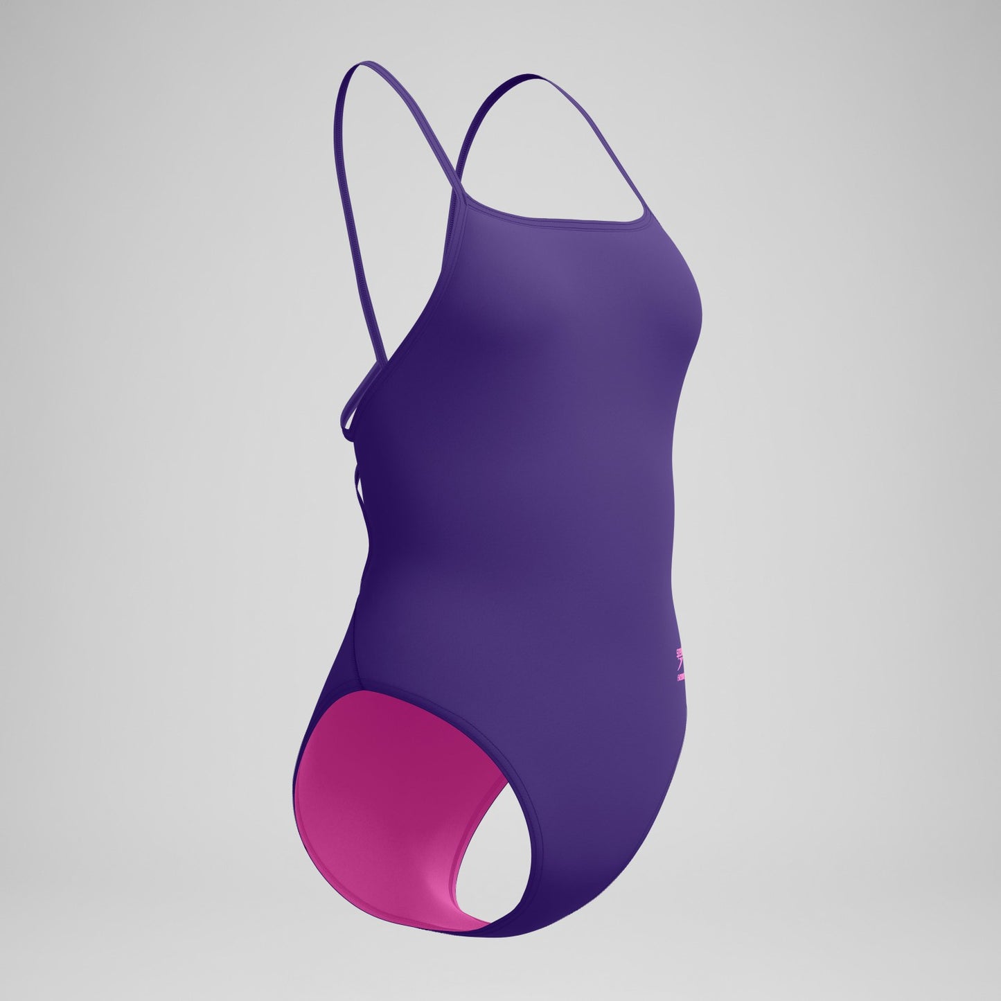 Club Training Web Back Swimsuit Purple - Speedo