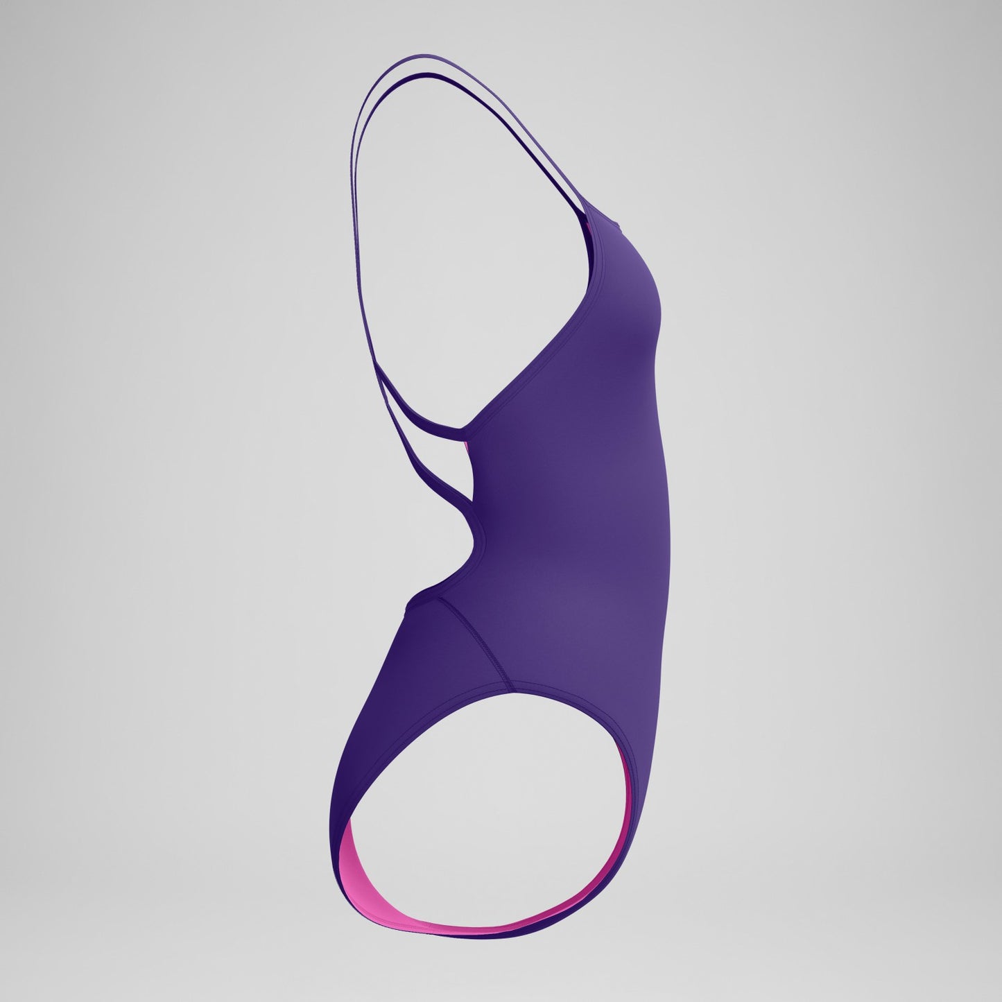 Club Training Web Back Swimsuit Purple - Speedo