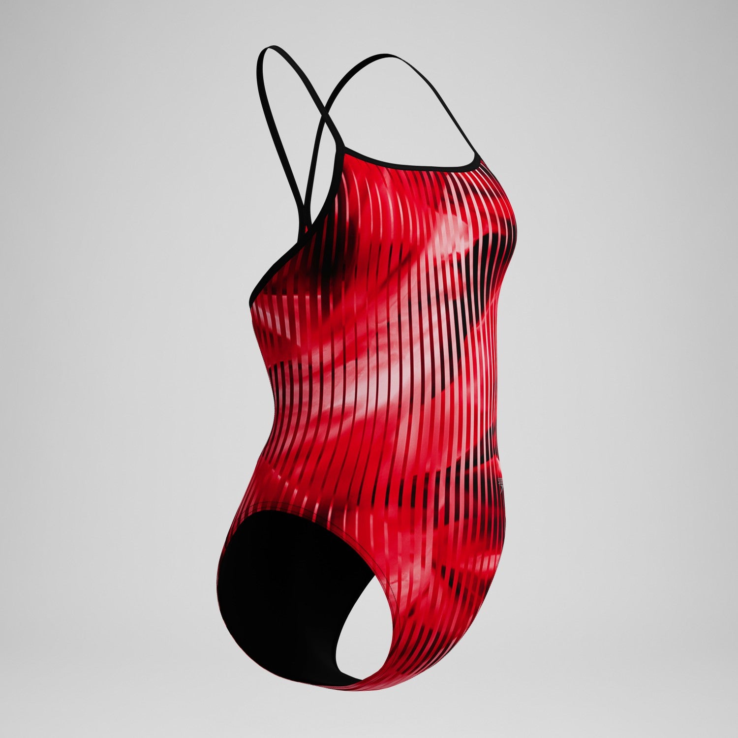 Club Training Printed Turnback Swimsuit Red - Speedo