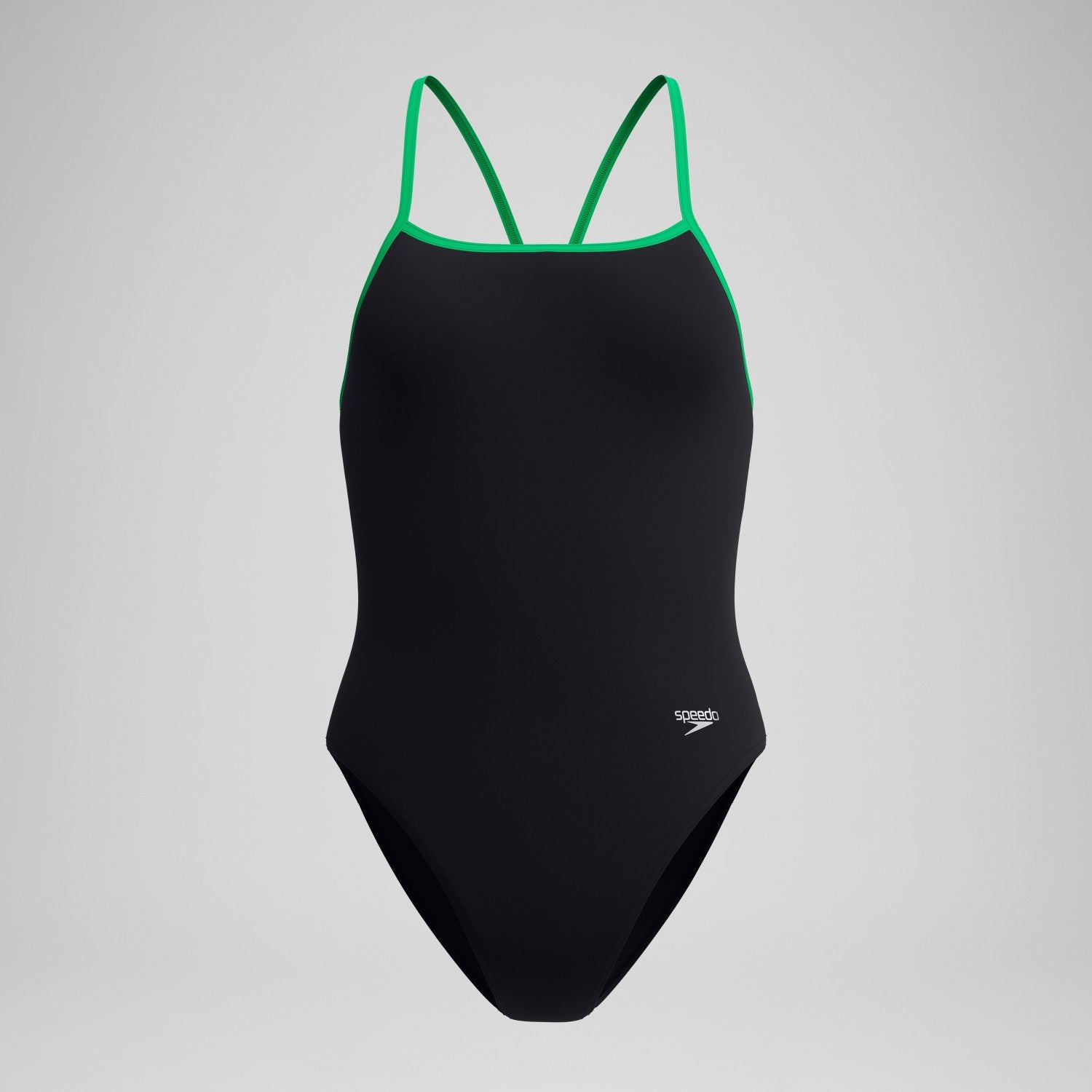 Club Training Turnback Swimsuit Black/Green - Speedo