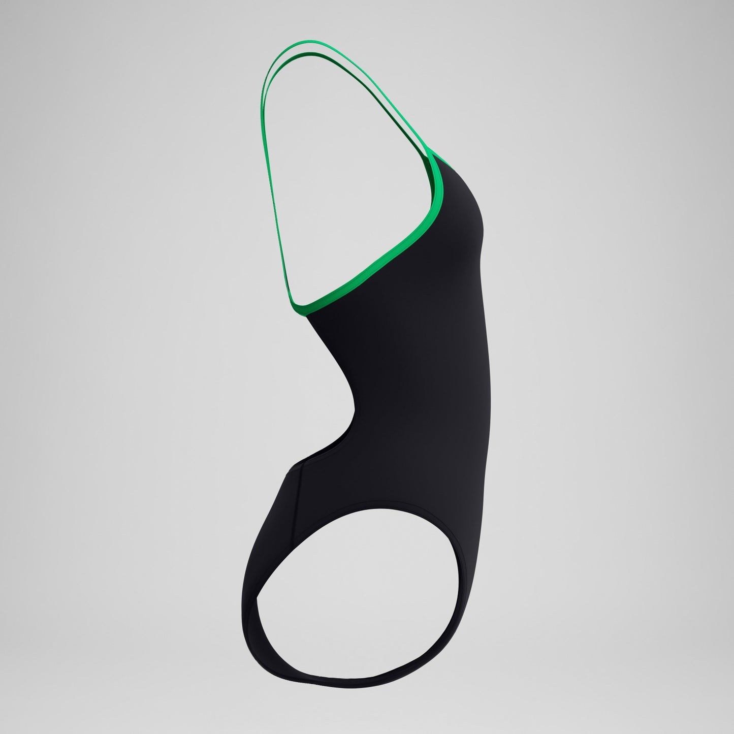 Club Training Turnback Swimsuit Black/Green - Speedo