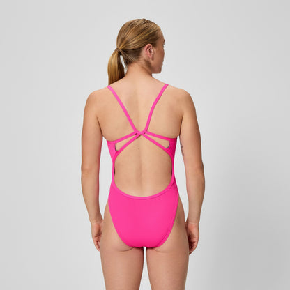 Club Training Web Back Swimsuit Pink - Speedo