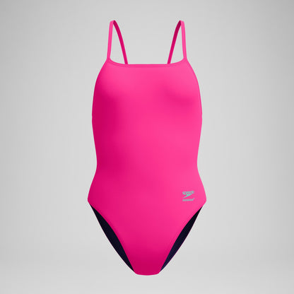 Club Training Web Back Swimsuit Pink - Speedo