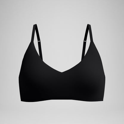 Solid Triangle Bikini Top Black - Speedo