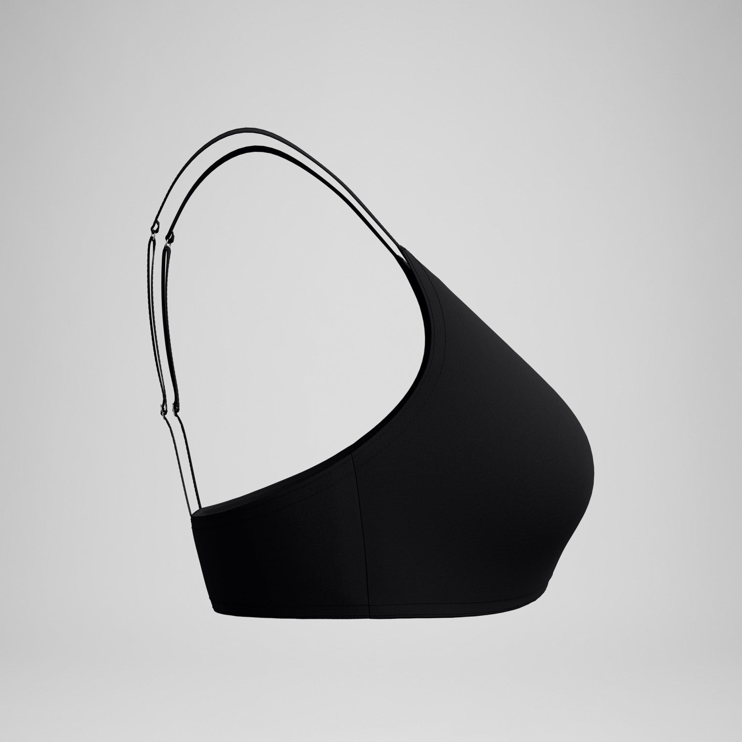 Solid Triangle Bikini Top Black - Speedo