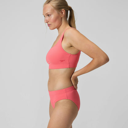 Textured Deep U-Back Bikini Coral - Speedo