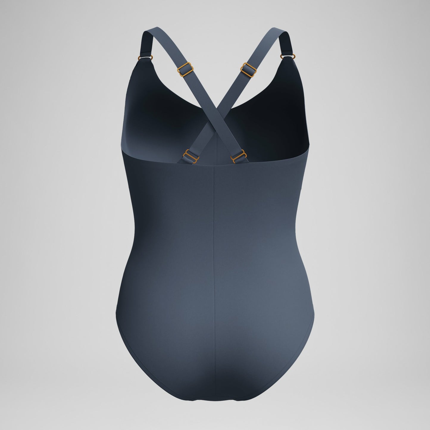 Shaping V Neck Swimsuit Grey - Speedo