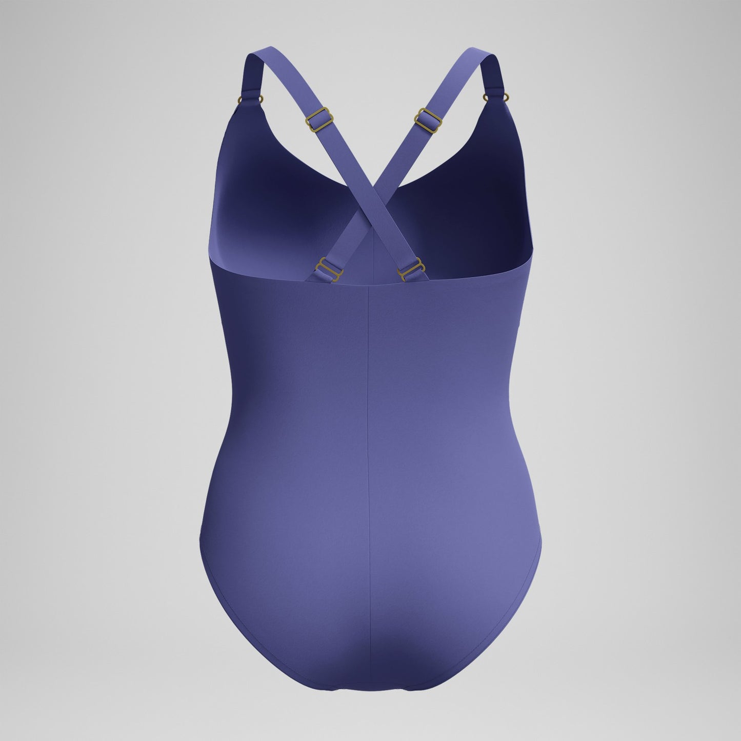 Shaping V Neck Swimsuit Blue - Speedo