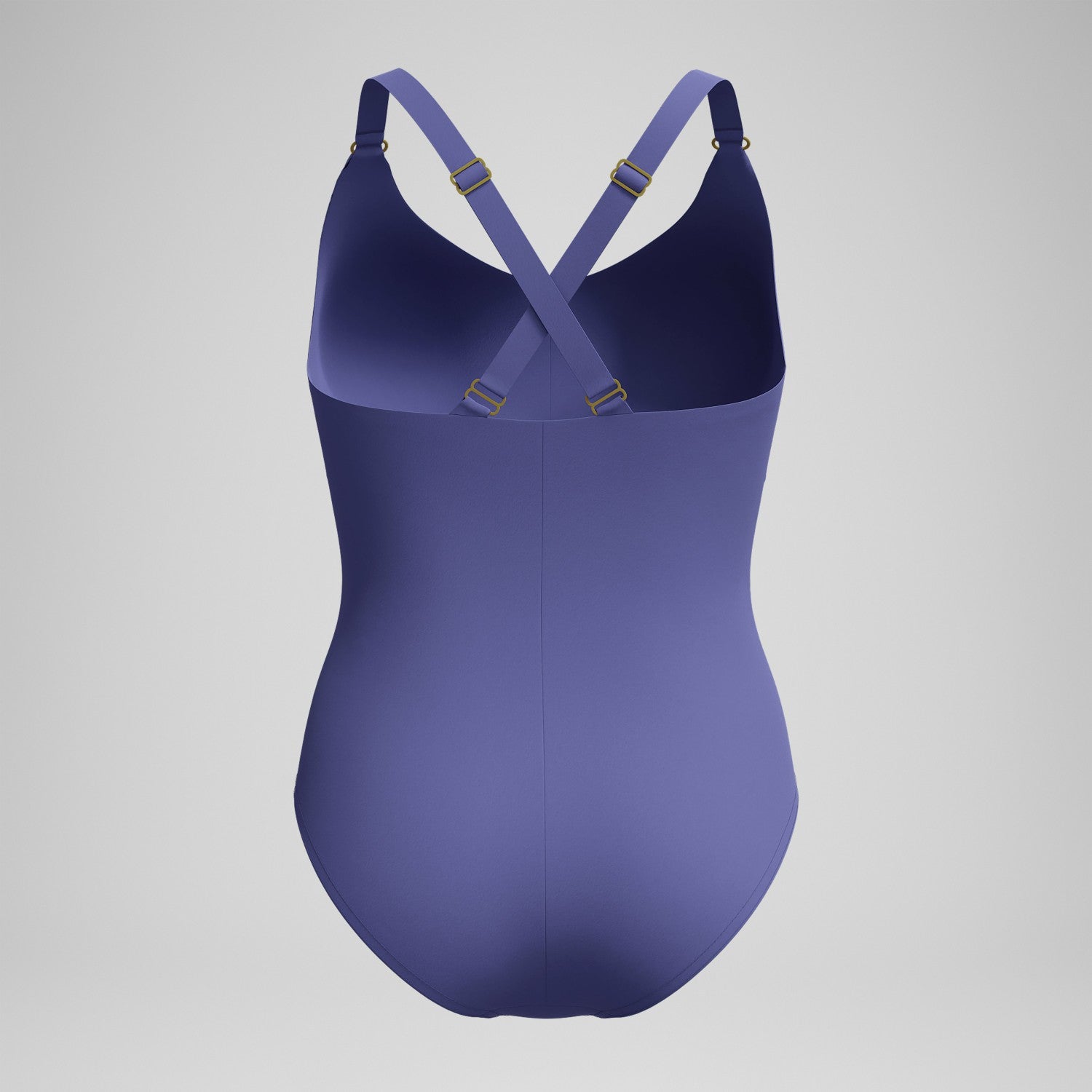 Shaping V Neck Swimsuit Blue - Speedo