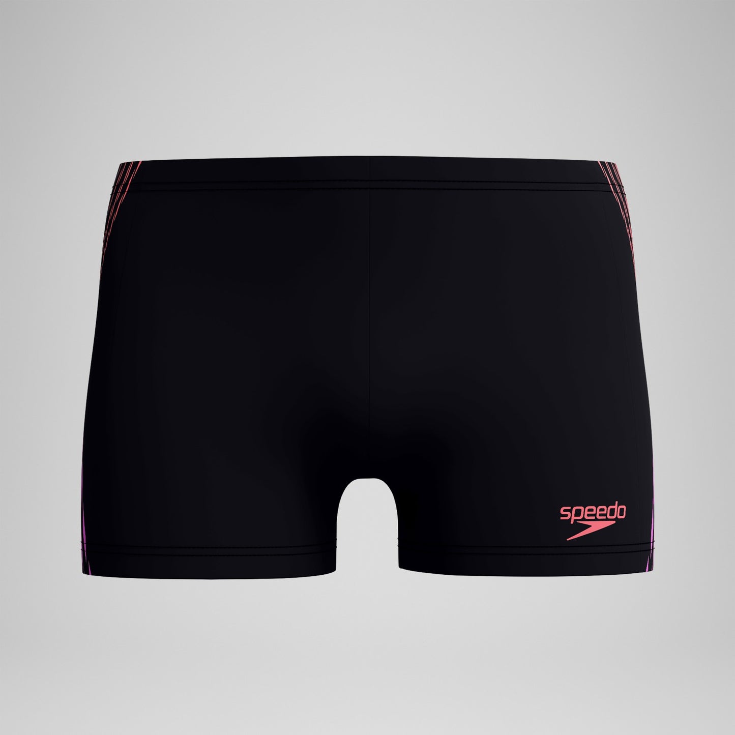 Tech Panel Aquashorts Black/Coral - Speedo
