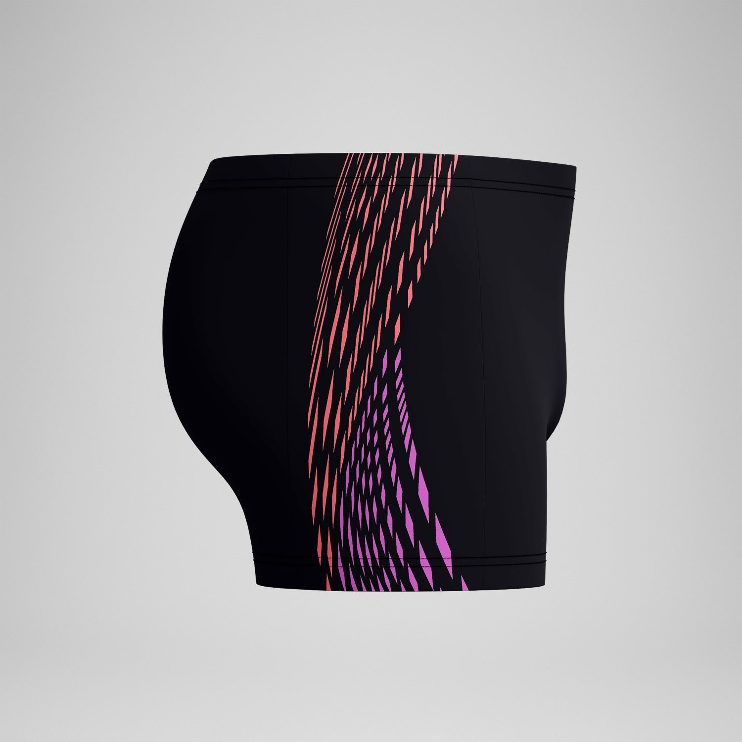 Tech Panel Aquashorts Black/Coral - Speedo