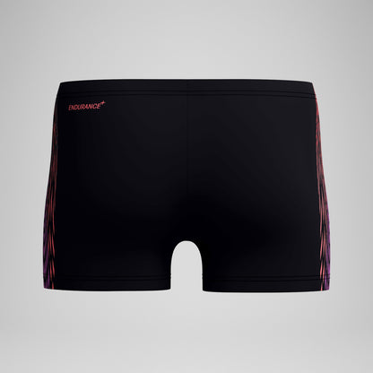 Tech Panel Aquashorts Black/Coral - Speedo