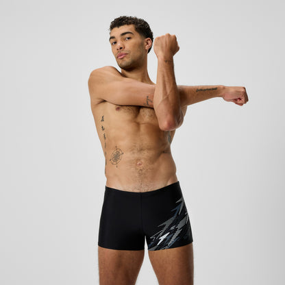 Medley Logo Aquashorts Grey/Black - Speedo