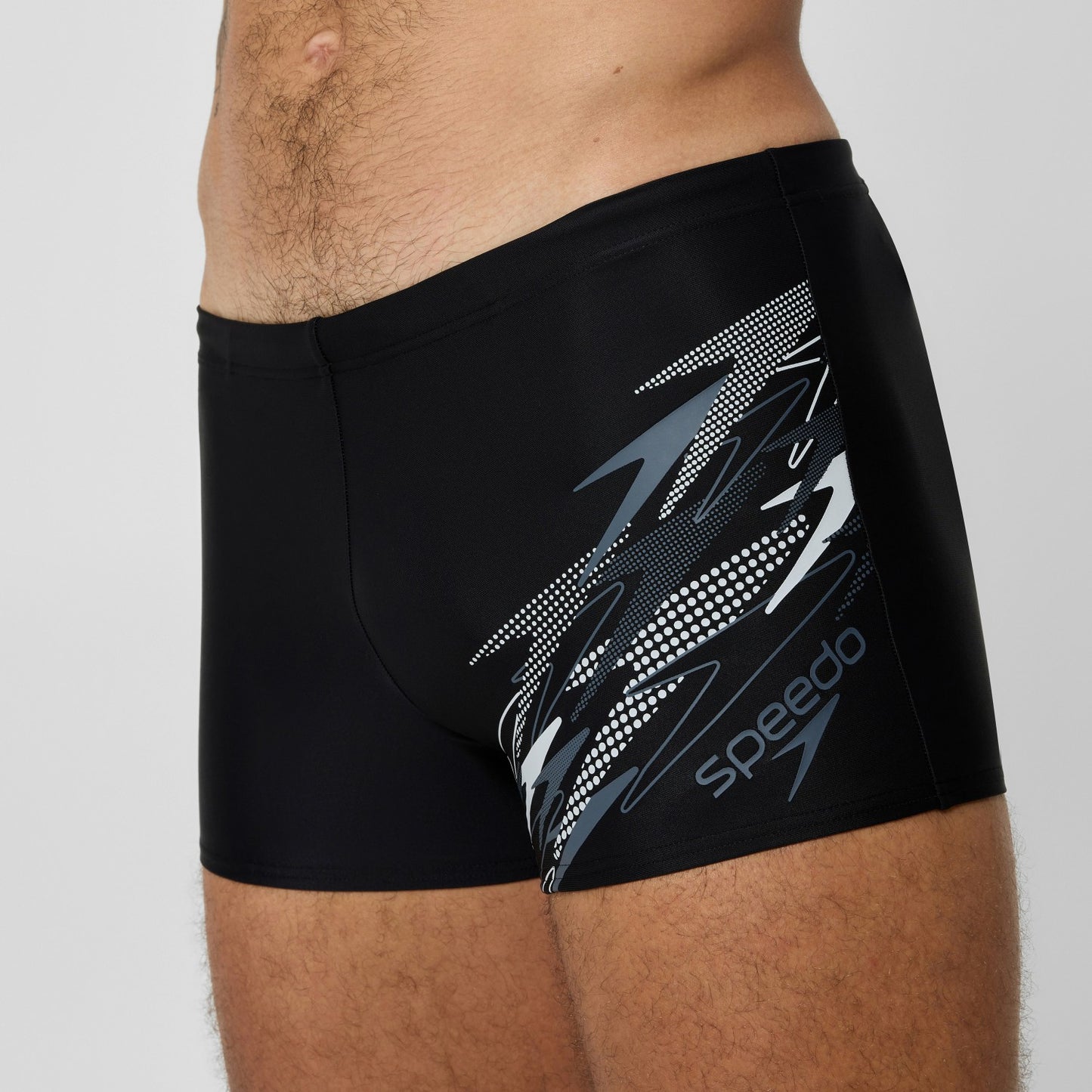 Medley Logo Aquashorts Grey/Black - Speedo