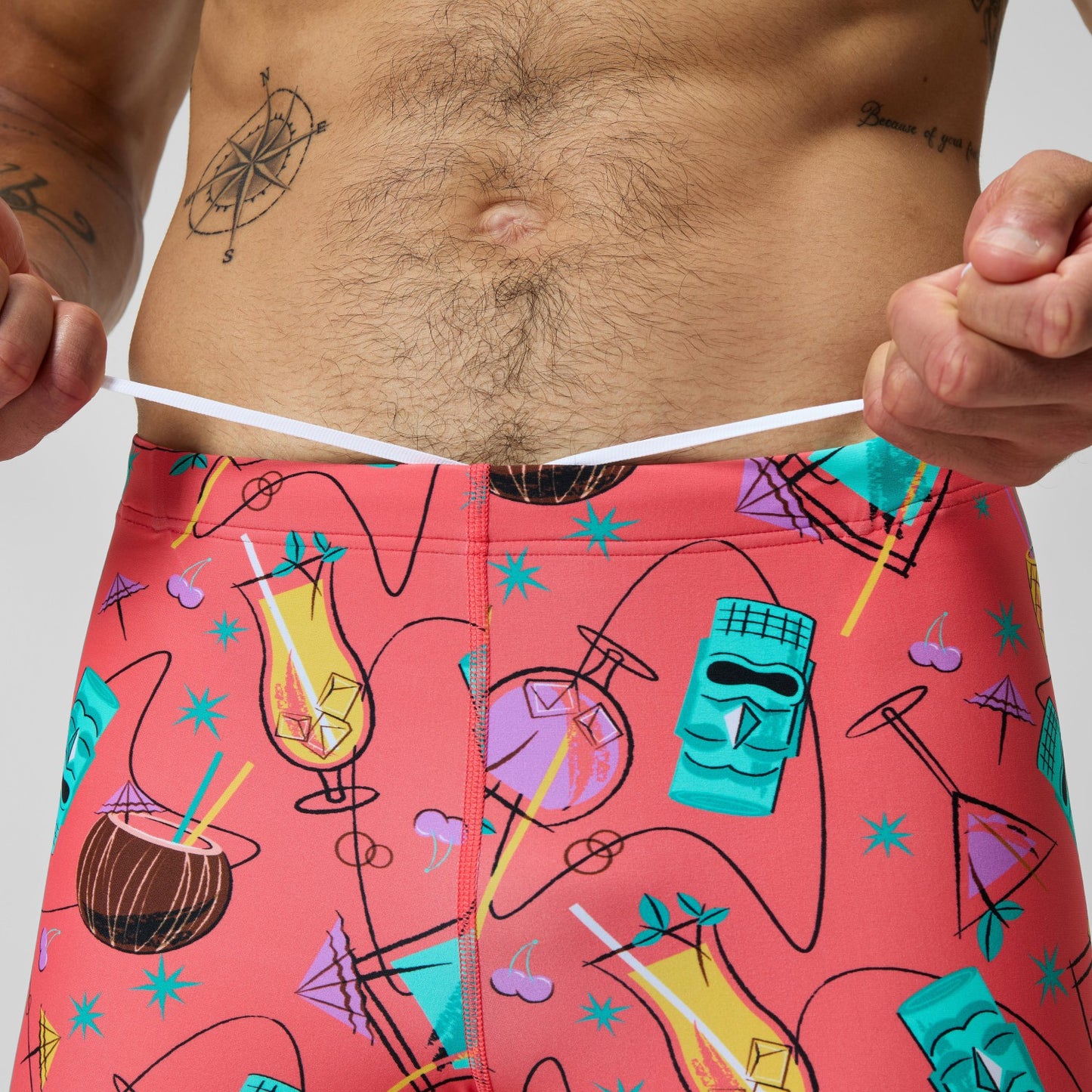 Print Beachstar Aquashorts Leg Pink - Speedo