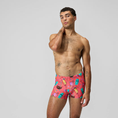Print Beachstar Aquashorts Leg Pink - Speedo