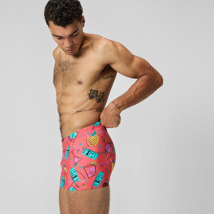 Print Beachstar Aquashorts Leg Pink - Speedo